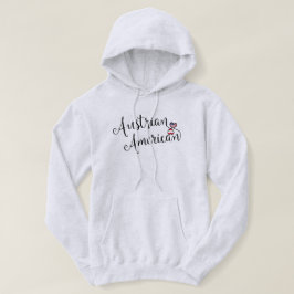 Österreichischer Amerikaner Entwinted HerzenHoodie Hoodie