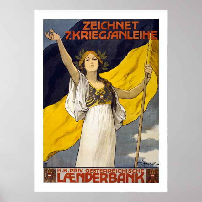 Österreichisches Darlehen aus dem 7. Weltkrieg (we Poster (Vorne)