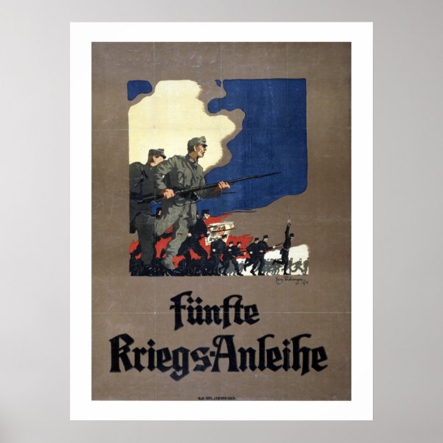 Österreichisches Darlehen aus dem fünften Krieg (w Poster (Vorne)