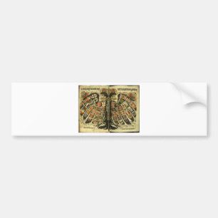 Österreichisches doppeltes Eagle Autoaufkleber