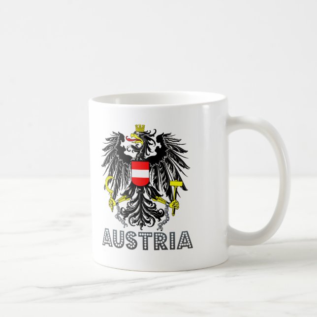 Österreichisches Emblem Kaffeetasse (Rechts)