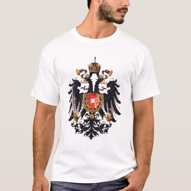 Österreichisches Empire-Wappen T-Shirt (Vorderseite)