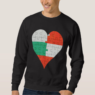 Österreichisches Flaggenherz Sweatshirt