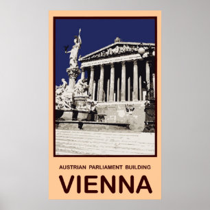 Österreichisches Gebäude Wien Poster