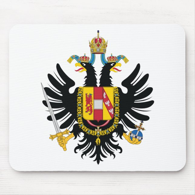 Österreichisches Reich-Wappen (1815) Mousepad (Vorne)