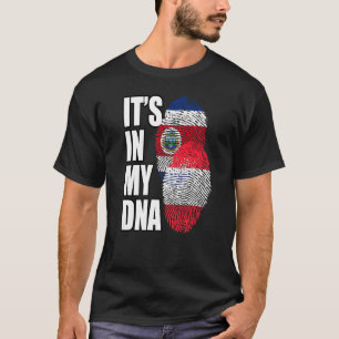 Österreichisches und Costa-Ricanisches Mix-DNA-Fla T-Shirt