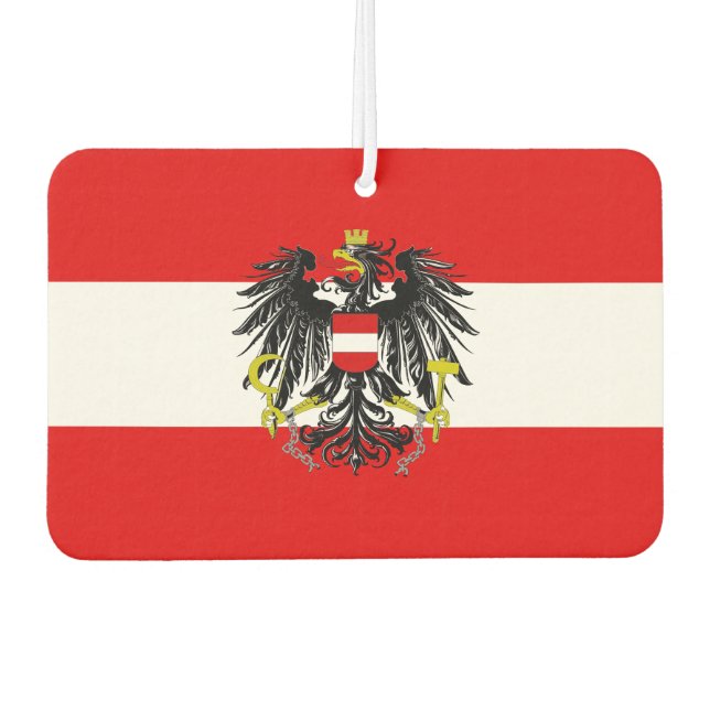 Österreichisches Wappen Autolufterfrischer (Vorderseite)