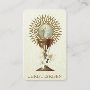 Osterreligiöses Paschal Gebet Heilige Karte