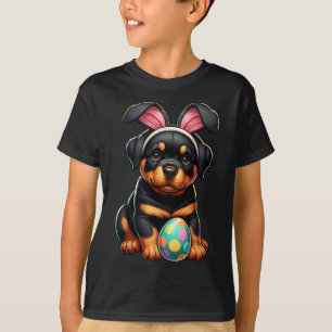 Osterrottweiler Hunde Haustiere Liebhaber Kaninche T-Shirt