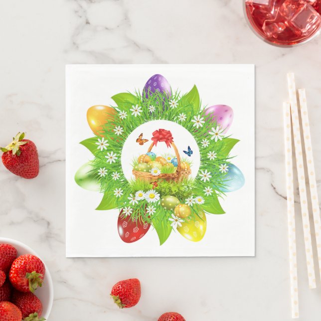 Ostersaison Serviette (Beispiel)