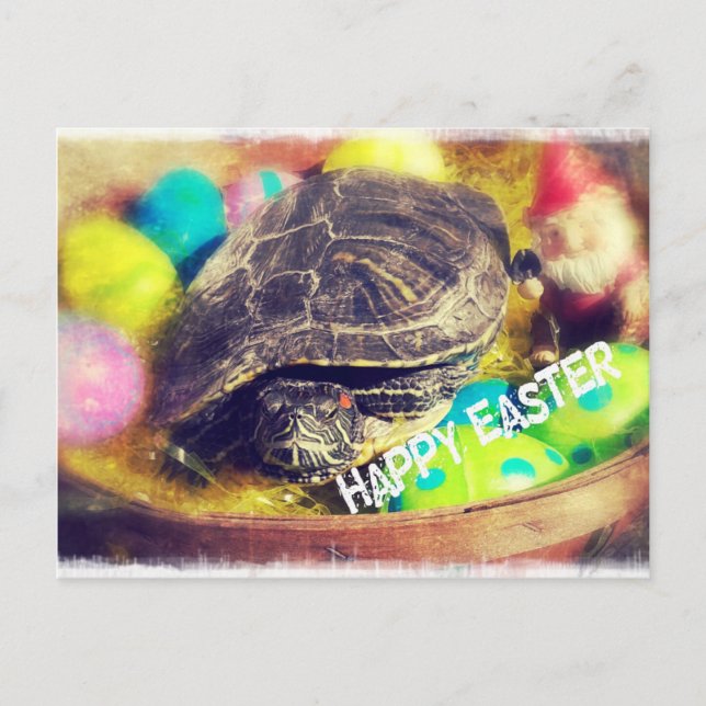 Osterschale Feiertagspostkarte (Vorderseite)