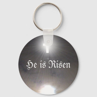 Osterschlüsselkette Er ist Risen Light Stream Cros Schlüsselanhänger