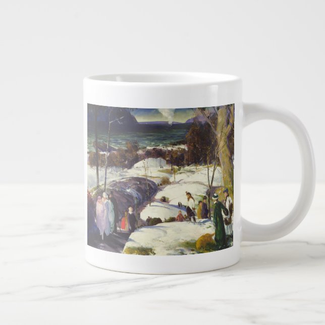 Osterschnee Jumbo-Tasse (Rechts)