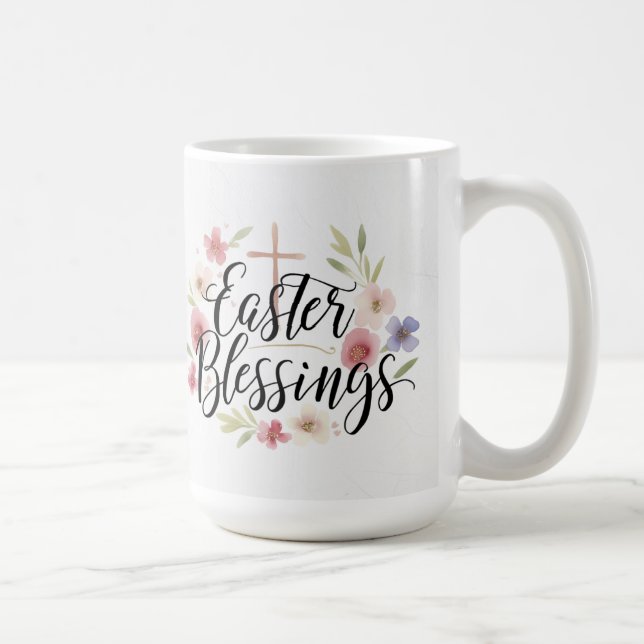 Ostersegmente Typografie Tasse - Eleganter Frühlin (Rechts)