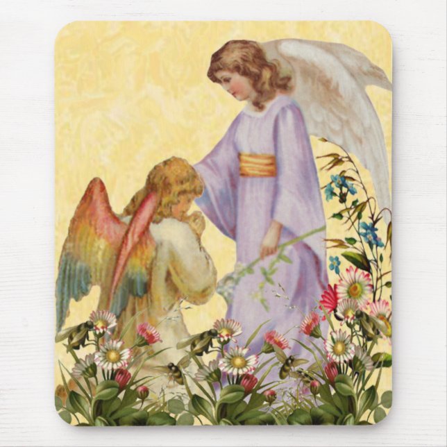 Ostersegnung Angel Maus Pad Mousepad (Vorne)