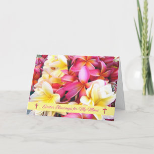 Ostersegnung für Mimi Plumeria Frangipani Feiertagskarte