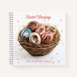 Ostersegnung Ich schneide Bilder aus Notizbuch