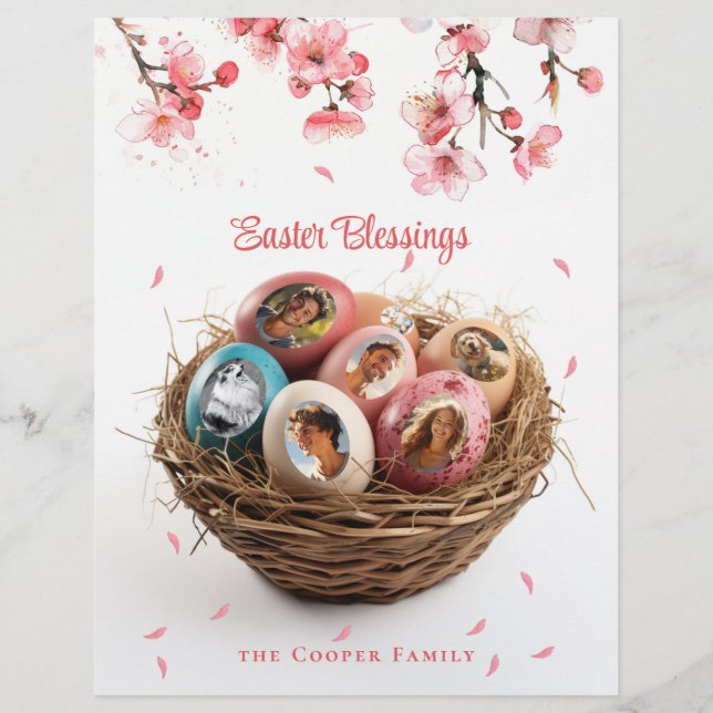 Ostersegnung Ich schneide Bilder Briefkopf (Vorderseite)