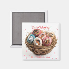 Ostersegnung Ich schneide Bilder Weihnachtskarte a Magnet