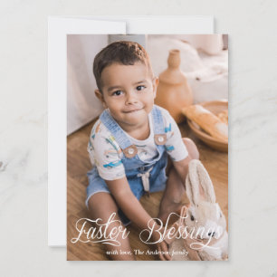 Ostersegnung Kleinkinder Foto Feiertagskarte