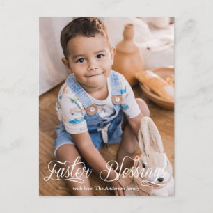 Ostersegnung Kleinkinder Foto Feiertagspostkarte