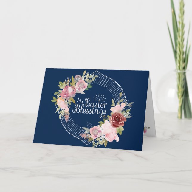 Ostersegnung Lord Segen Sie Bibel Verse Feiertagskarte (Vorderseite)