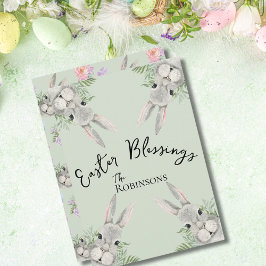 Ostersegnung Neugierige, graue, sonnige grüne Blät