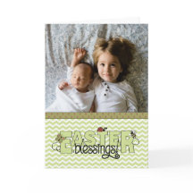 Ostersegnung, Zickzack, grünes Foto