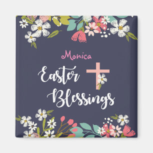 Ostersegnungen der Blume des Risen Christi Magnet