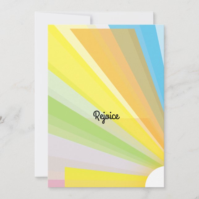 Ostersonne Auferstehung Gruß Feiertagskarte (Vorderseite)