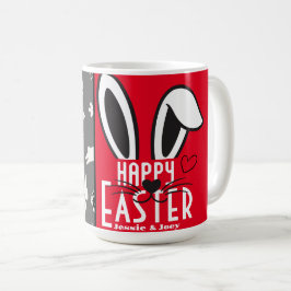 Ostersonne, einfache niedliche Familie Kaffeetasse