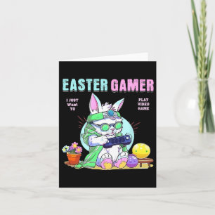 Ostersonne Funny Gamer Video Game Boys Girls Karte