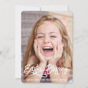 Ostersonne ganz einfach für niedliche Kinder Foto Karte