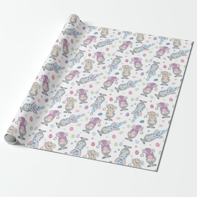 Ostersonnengommuster Geschenkpapier (Ungerollt)