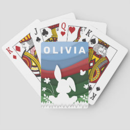 Ostersonnenholz Cartoon schneiden Frühjahr Spielkarten