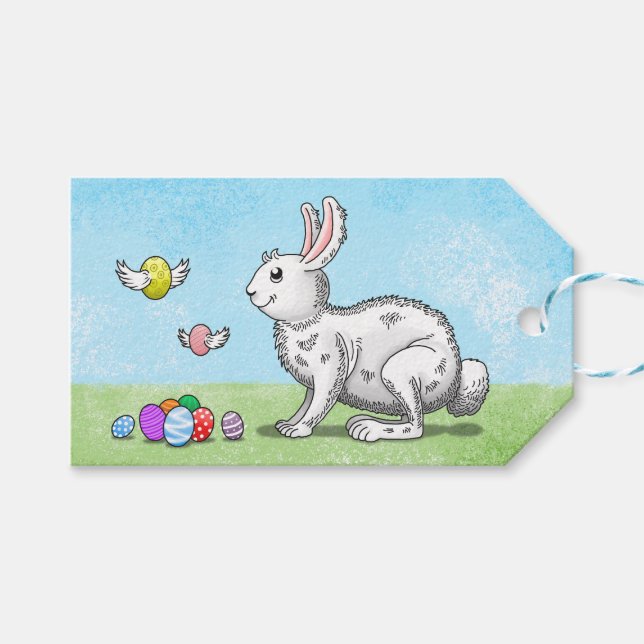 Ostersonnenjagd Geschenkanhänger (Vorderseite (Horizontal))