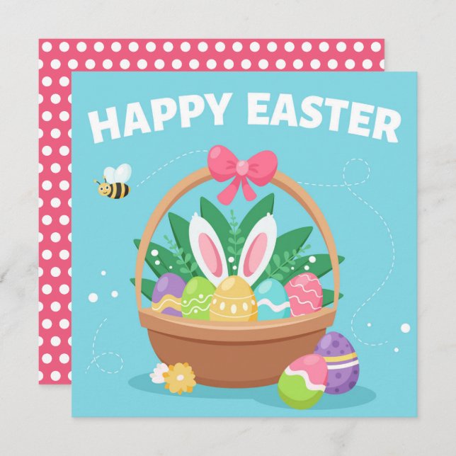 Ostersonnenkarte (Vorne/Hinten)