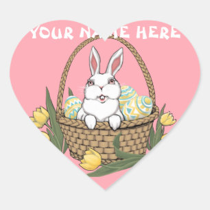 Ostersonnenklammer - Geeignete Osterkleber Herz-Aufkleber