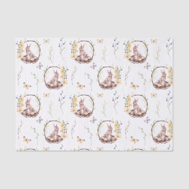 Ostersonnenkorbpapier Seidenpapier (Vorderseite)