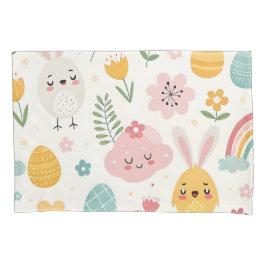 Ostersonnenmuster Kissenbezug