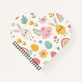 Ostersonnenmuster Notizbuch