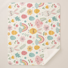 Ostersonnenmuster Sherpadecke