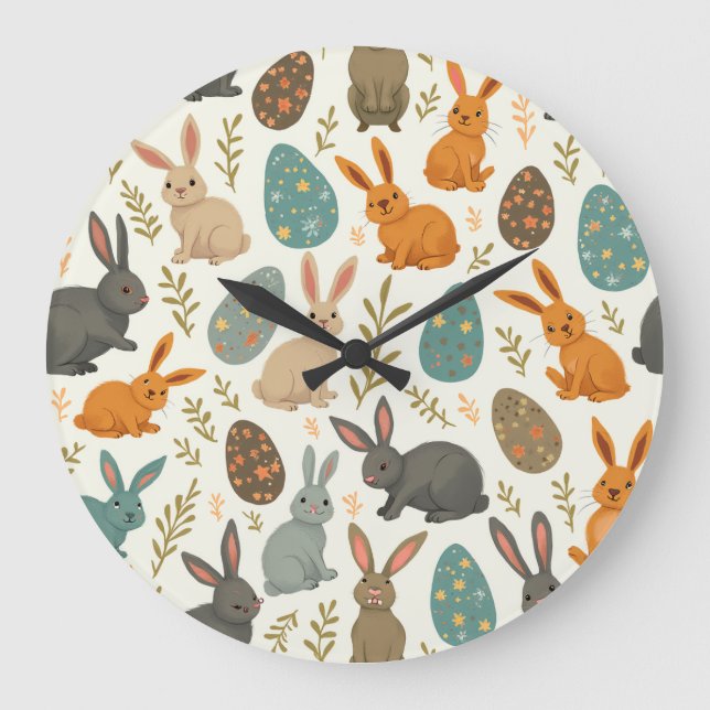 Ostersonnenuhr Große Wanduhr (Vorderseite)