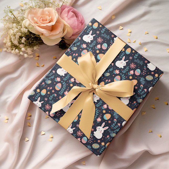 Ostersonnige Frühjahrsmuster Geschenkpapier (Von Creator hochgeladen)