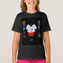 Ostersonnige Girls Black Basic T Shirt