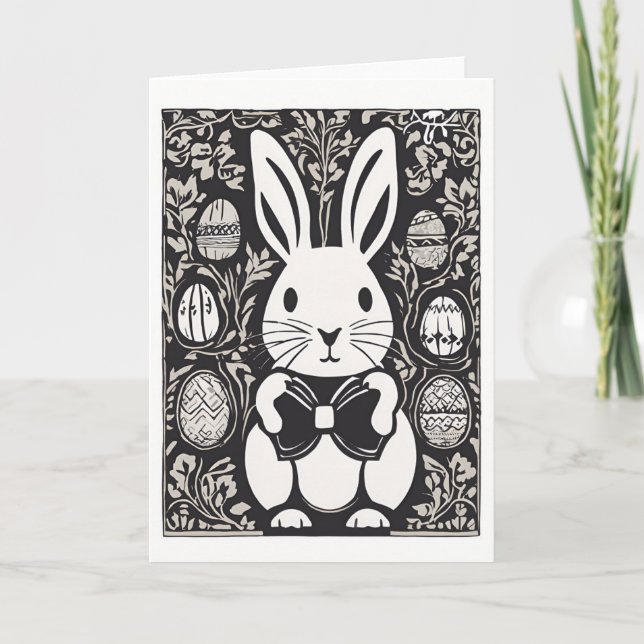 Ostersonnige Grußkarte Feiertagskarte (Vorderseite)