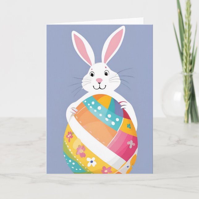 Ostersonnige Grußkarte Feiertagskarte (Vorderseite)