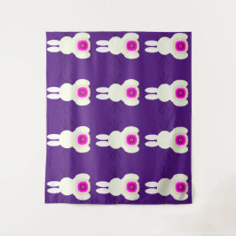 Ostersonnige Lila Tapisserie Wandteppich