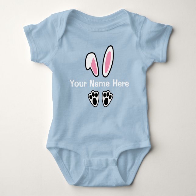 Ostersonnige Ohren Baby Bodysuit Bodysuit Baby Strampler (Vorderseite)