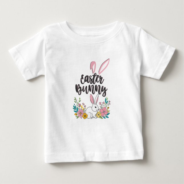 Ostersonnige Ohren Baby T-shirt (Vorderseite)
